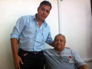 Professores Maduro e Osvaldo participaram da reunião | Foto: divulgação