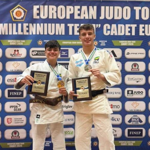 Yago Mello e Arthur Bonato conquistam medalhas em Teplice