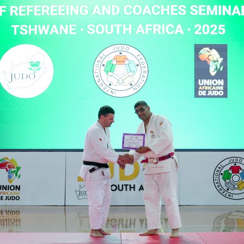 Sensei Robson Prade é promovido a árbitro FIJ B