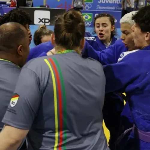 Judô gaúcho fecha Jogos da Juventude com medalha de ouro nas equipes